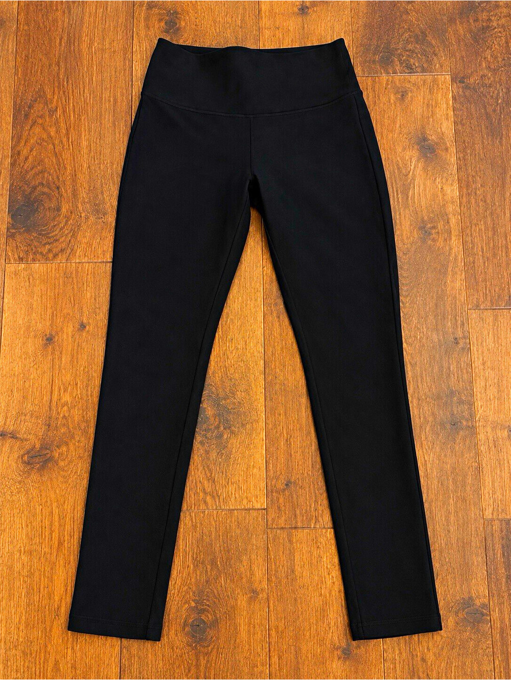 Women's Black Suede Solid Ankle Stretch Regular Small